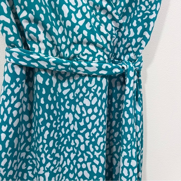 Penn Wright Manson Faux Wrap Dress Size 8 - Picture 3 of 8